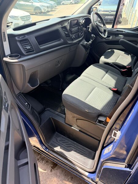 Same van interior after valeting, clean seats and floor mats